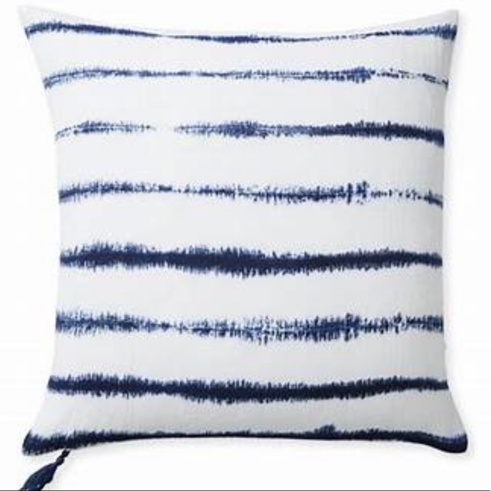 Like-new Serena & Lily Capitola Stripe Pillow Cover